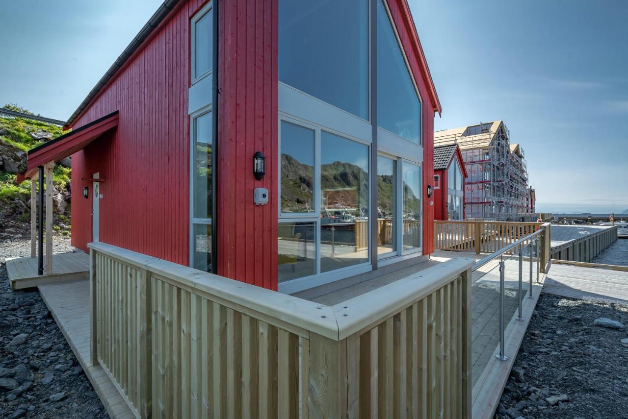Seafront New Cabin In Lofoten Ballstad Exterior foto