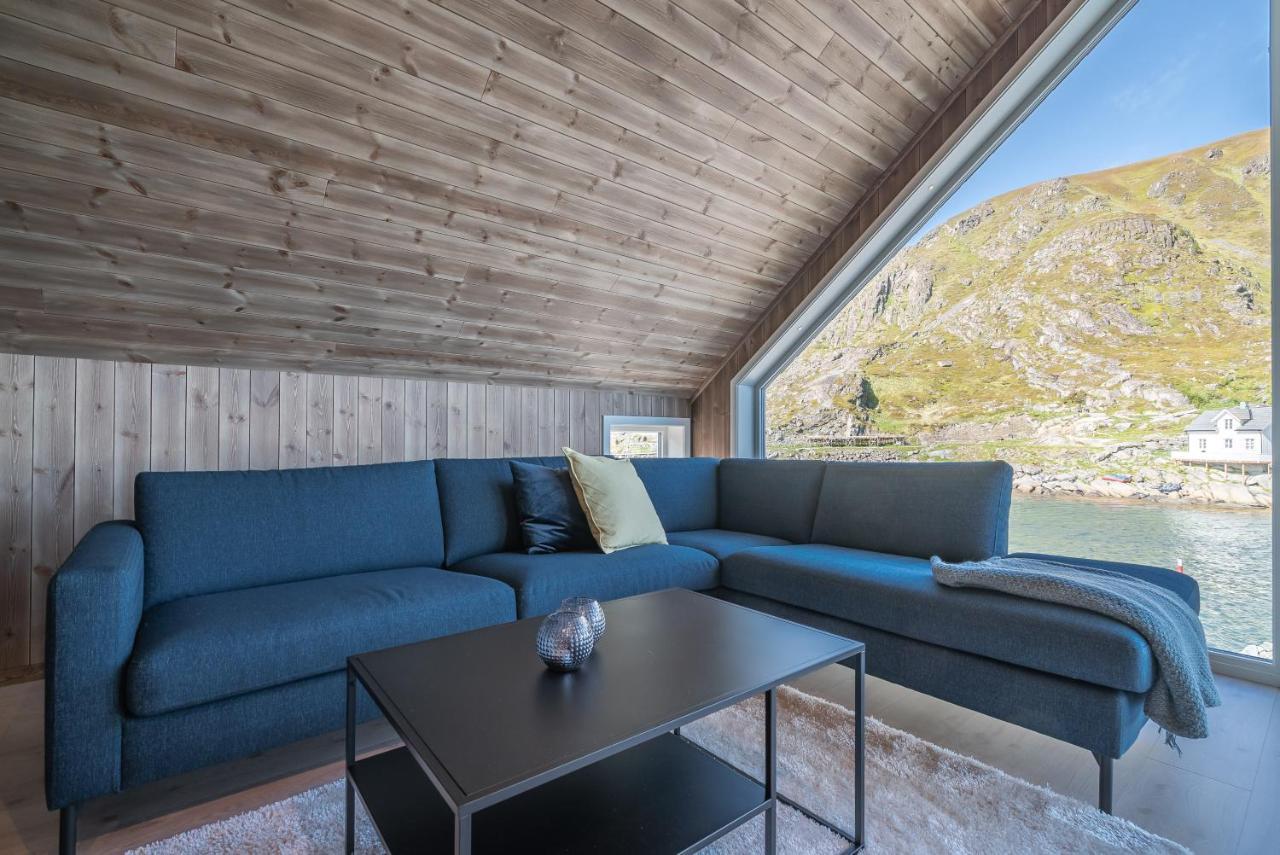 Seafront New Cabin In Lofoten Ballstad Exterior foto