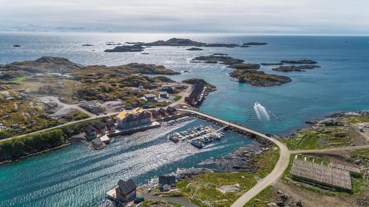 Seafront New Cabin In Lofoten Ballstad Exterior foto