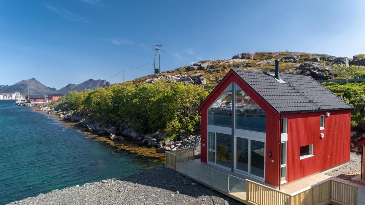Seafront New Cabin In Lofoten Ballstad Exterior foto