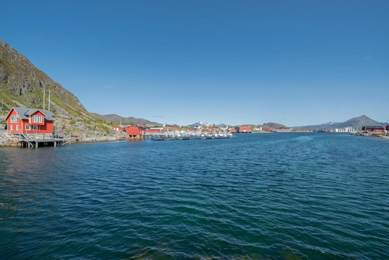 Seafront New Cabin In Lofoten Ballstad Exterior foto